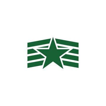 Military icon Vector Illustration design Logo
