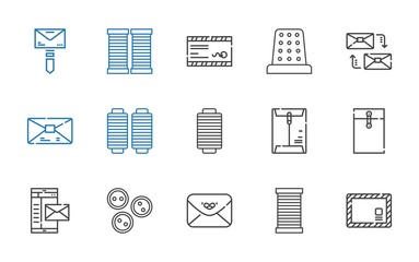 buttons icons set