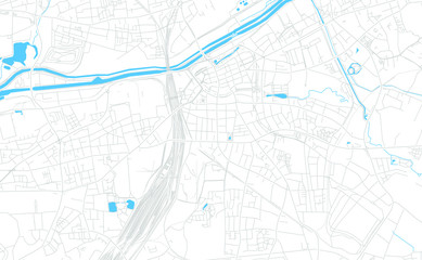Hamm, Germany bright vector map