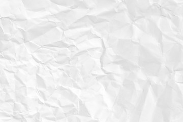 Paper texture Crumpled White.Top view.