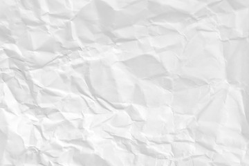 Paper texture Crumpled White.Top view.