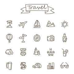 Fototapeta premium IconsTravel