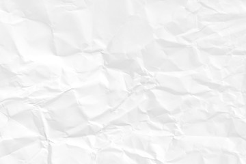 Paper texture Crumpled White.Top view.