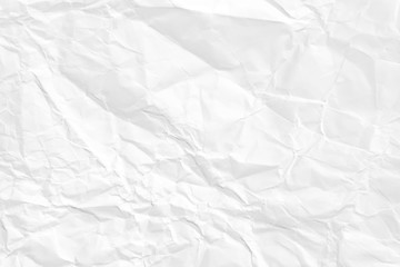 Paper texture Crumpled White.Top view.