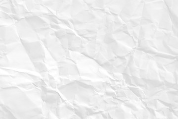 Paper texture Crumpled White.Top view.