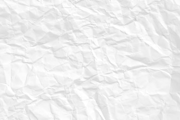 Paper texture Crumpled White.Top view.