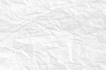 Paper texture Crumpled White.Top view.