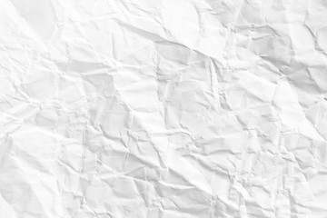 Paper texture Crumpled White.Top view.