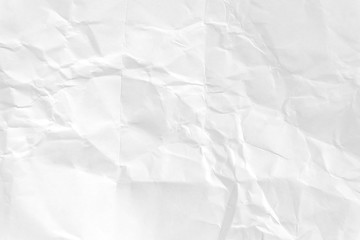 Paper texture Crumpled White.Top view.