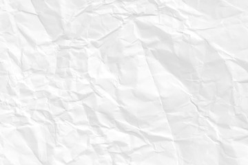 Paper texture Crumpled White.Top view.