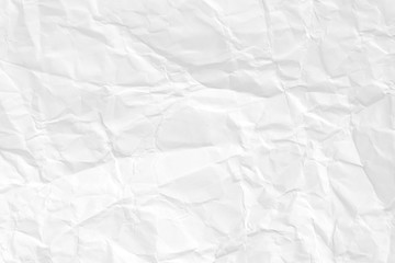 Paper texture Crumpled White.Top view.
