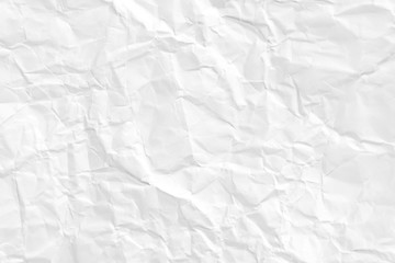 Paper texture Crumpled White.Top view.