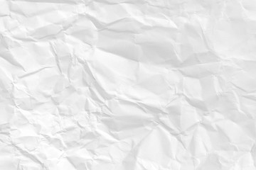 Paper texture Crumpled White.Top view.