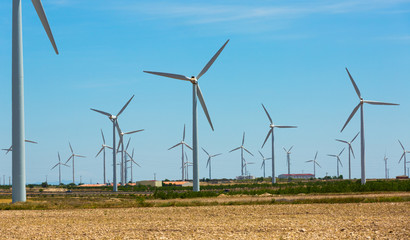 Large wind power plants