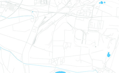 Salzgitter, Germany bright vector map