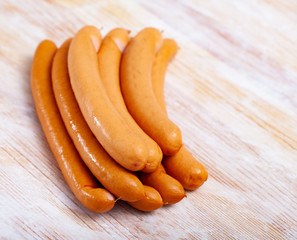 Czech boiled sausages (Parky)