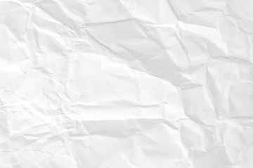 Paper texture Crumpled White.Top view.