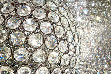 Shiny crystal balls and lamps with huge bling and luxurious factor - 315309319