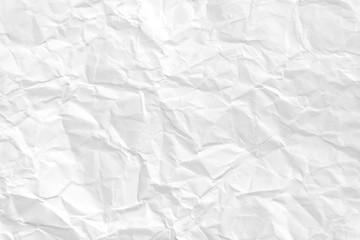 Paper texture Crumpled White.Top view.