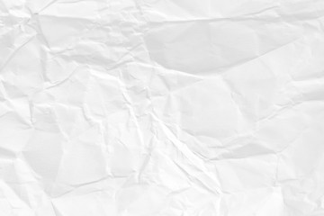 Paper texture Crumpled White.Top view.