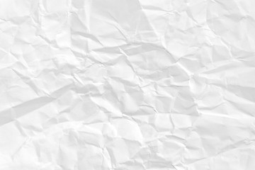 Paper texture Crumpled White.Top view.
