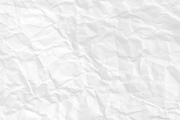 Paper texture Crumpled White.Top view.