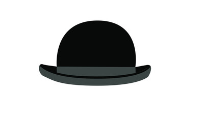 fedora hat icon logo design illustration
