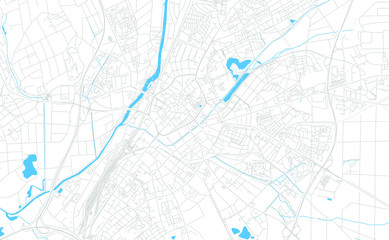 Giesen, Germany bright vector map