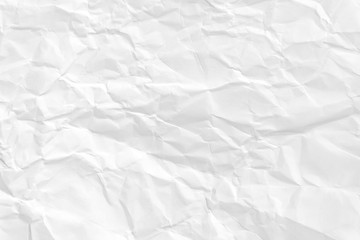 Paper texture Crumpled White.Top view.