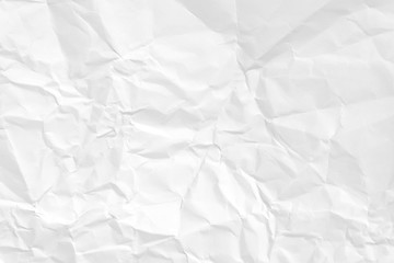 Paper texture Crumpled White.Top view.