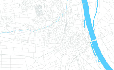 Worms, Germany bright vector map