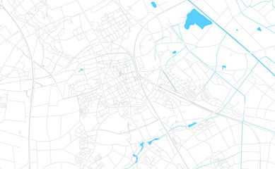 Viersen, Germany bright vector map