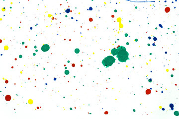 Abstract hand drawn watercolor background. Watercolor shapes on white background.