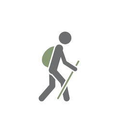 Camping icon on background for graphic and web design. Creative illustration concept symbol for web or mobile app.