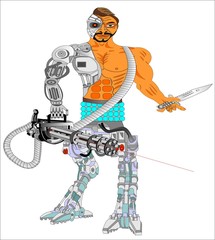 Terminator Robot Cyborg Killer Funny