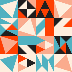 Triangle Abstract Vector Pattern Design