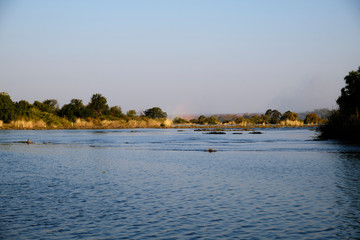 Zambesi river close to Victoria Falls, Zimbabwe