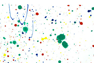 Abstract hand drawn watercolor background. Watercolor shapes on white background.