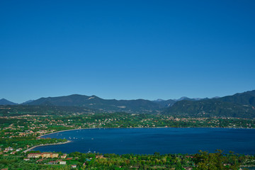 Rocca di Manerba in Garda lake,Italy.