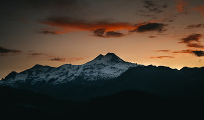 beautiful mount kazbeg in georgia	