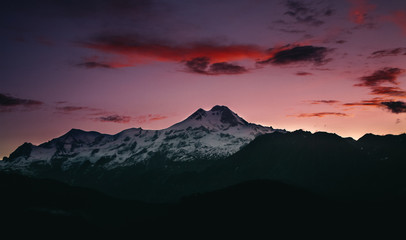 beautiful mount kazbeg in georgia	