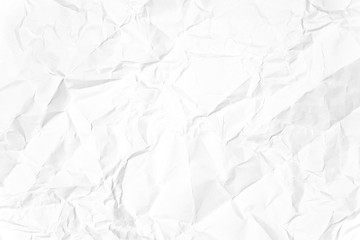 Paper texture Crumpled White.Top view.