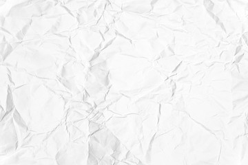 Paper texture Crumpled White.Top view.