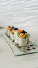 delicious food . table composition