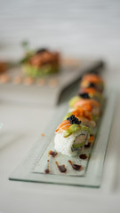 delicious food . table composition