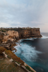 Morning cloudy view of Diamond Bay, Sydney, Australia.