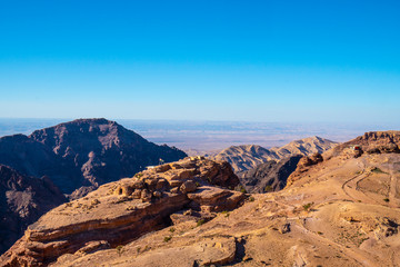 Holy Land Seen From Petra, Jordan