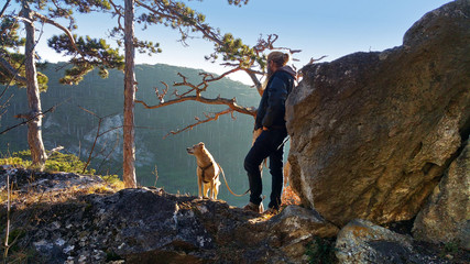 Obraz premium wanderung zur jordankanzel