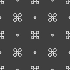 seamless gold stamp glitter flower pattern background