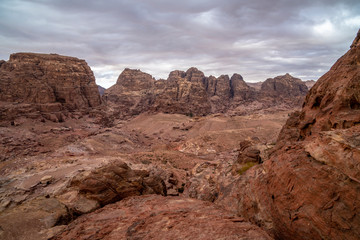 Fototapeta na wymiar Petra, Unesco Archeological Site, Jordan